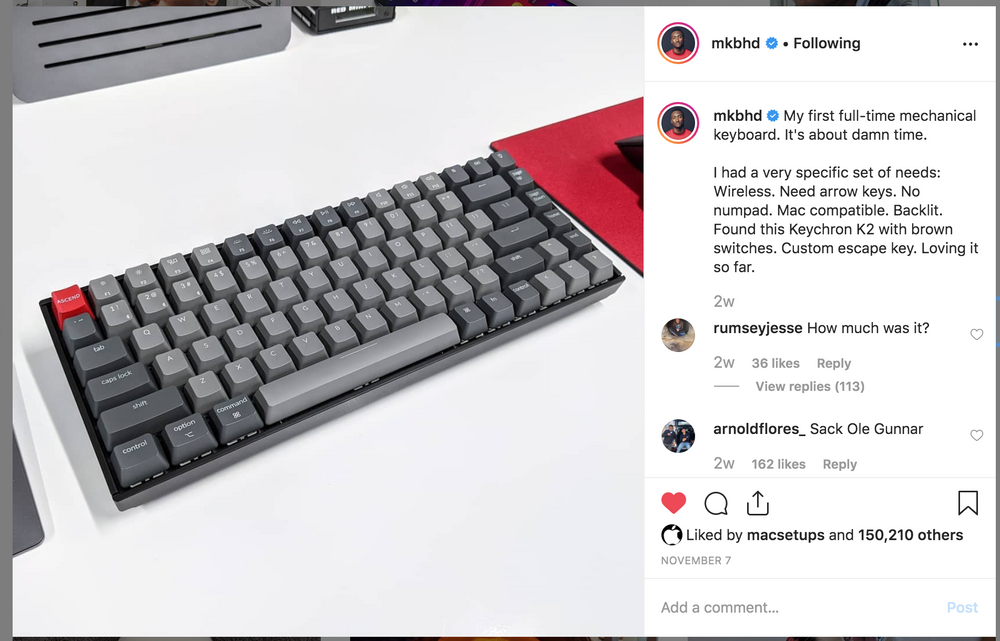 mkbhd keychron q1