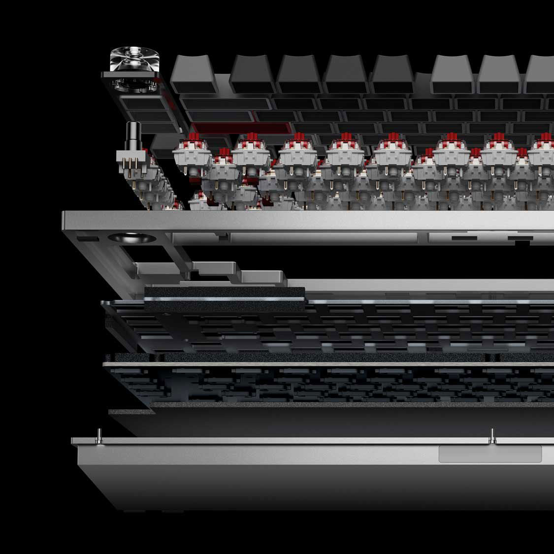 Keychron Q1 Knob version detailed structure