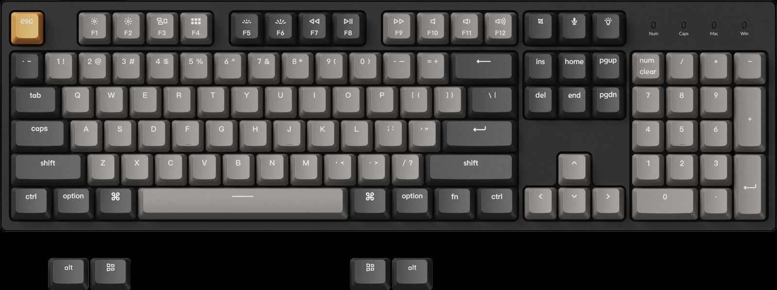 Keychron C2 Pro QMK/VIA Wired Mechanical Keyboard