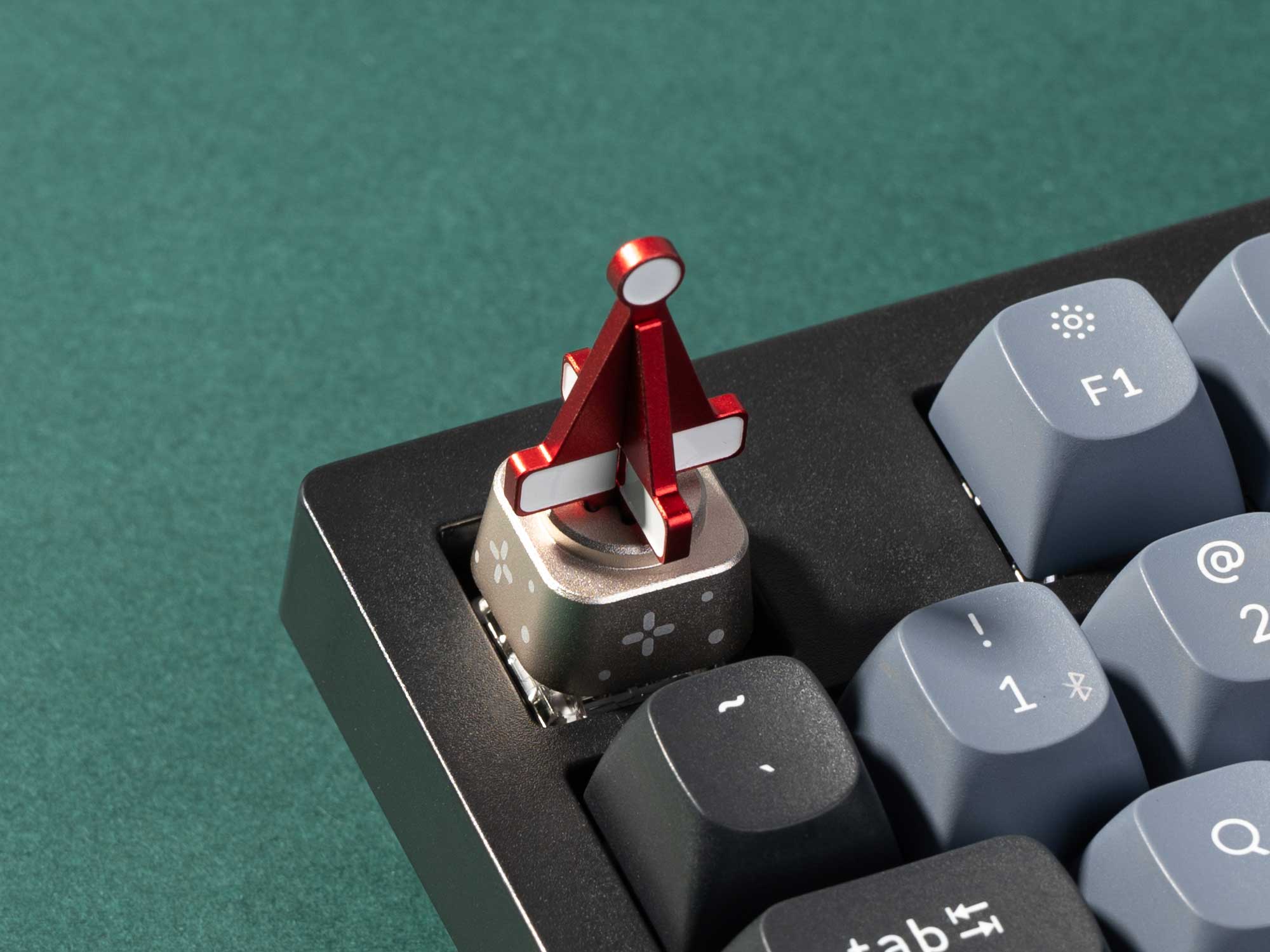 Christmas Hat Aluminum Alloy Artisan Keycap