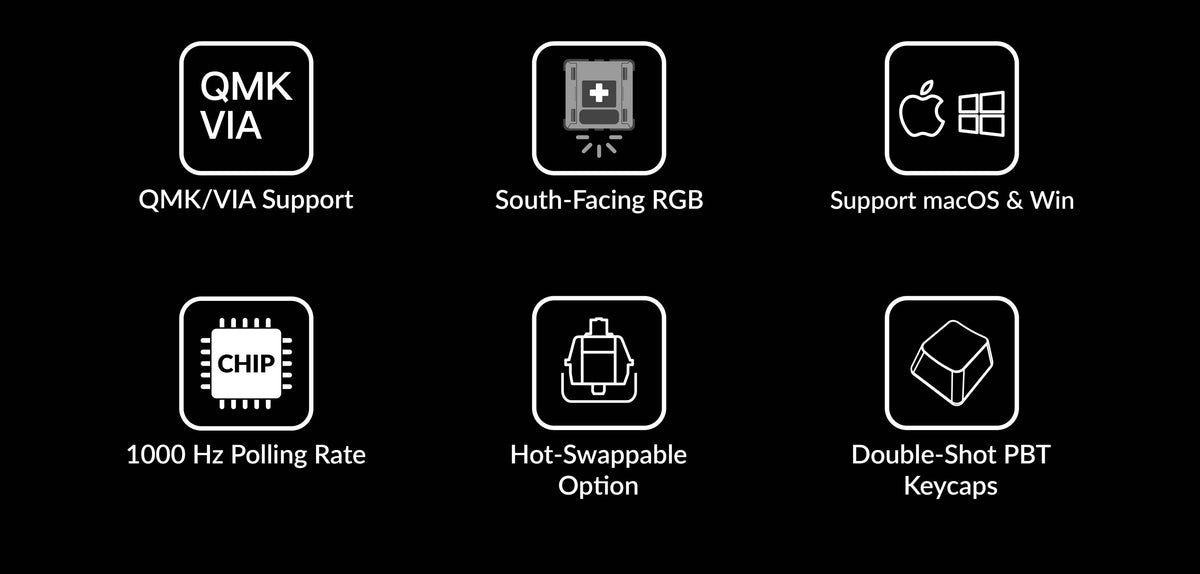 Features of Features of Keychron C1 Pro QMK/VIA Wired Mechanical Keyboard