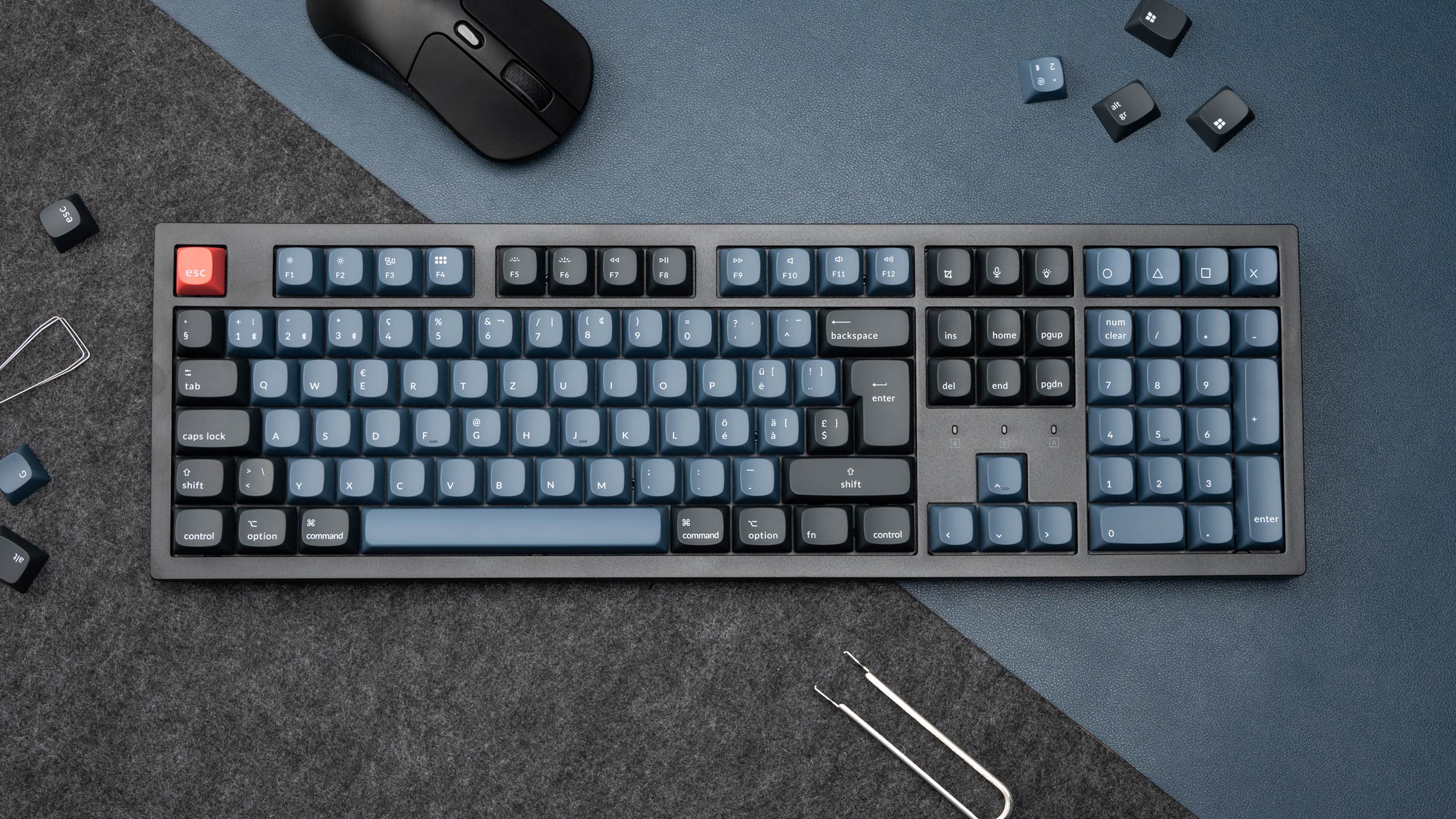 Keychron K10 Pro QMK/VIA Wireless Mechanical Keyboard - ISO Layout