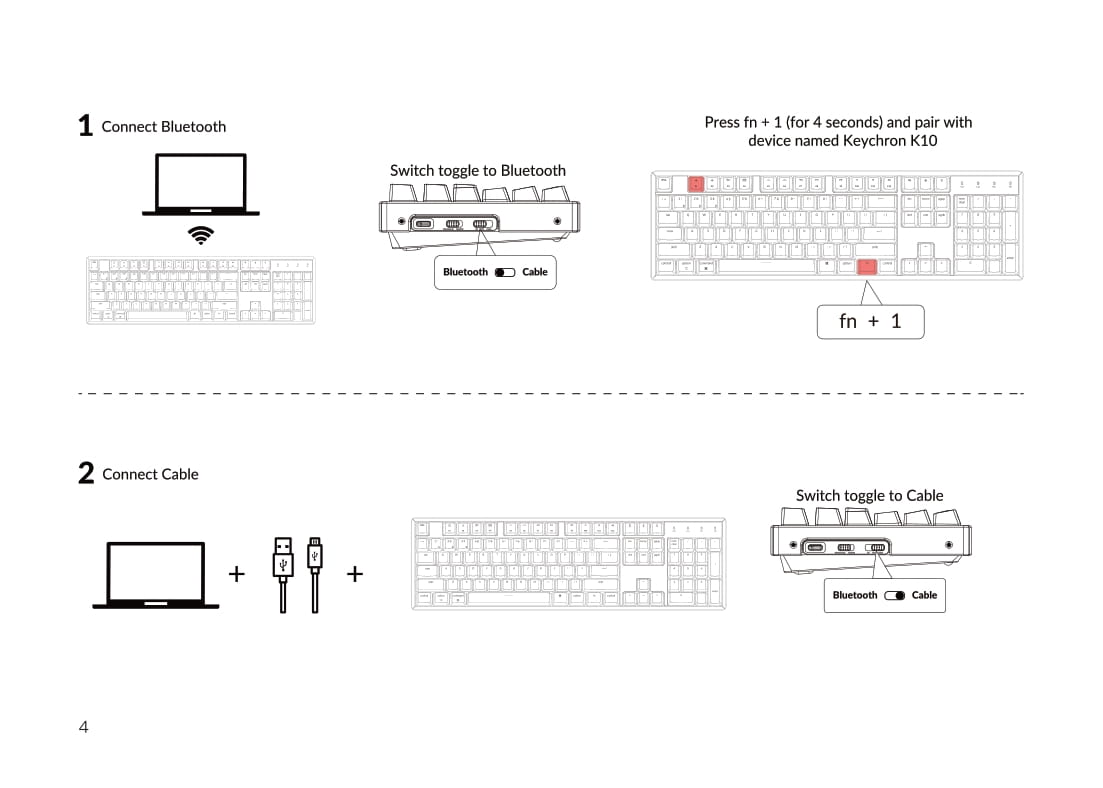 K10 Keyboard User Manual – Keychron