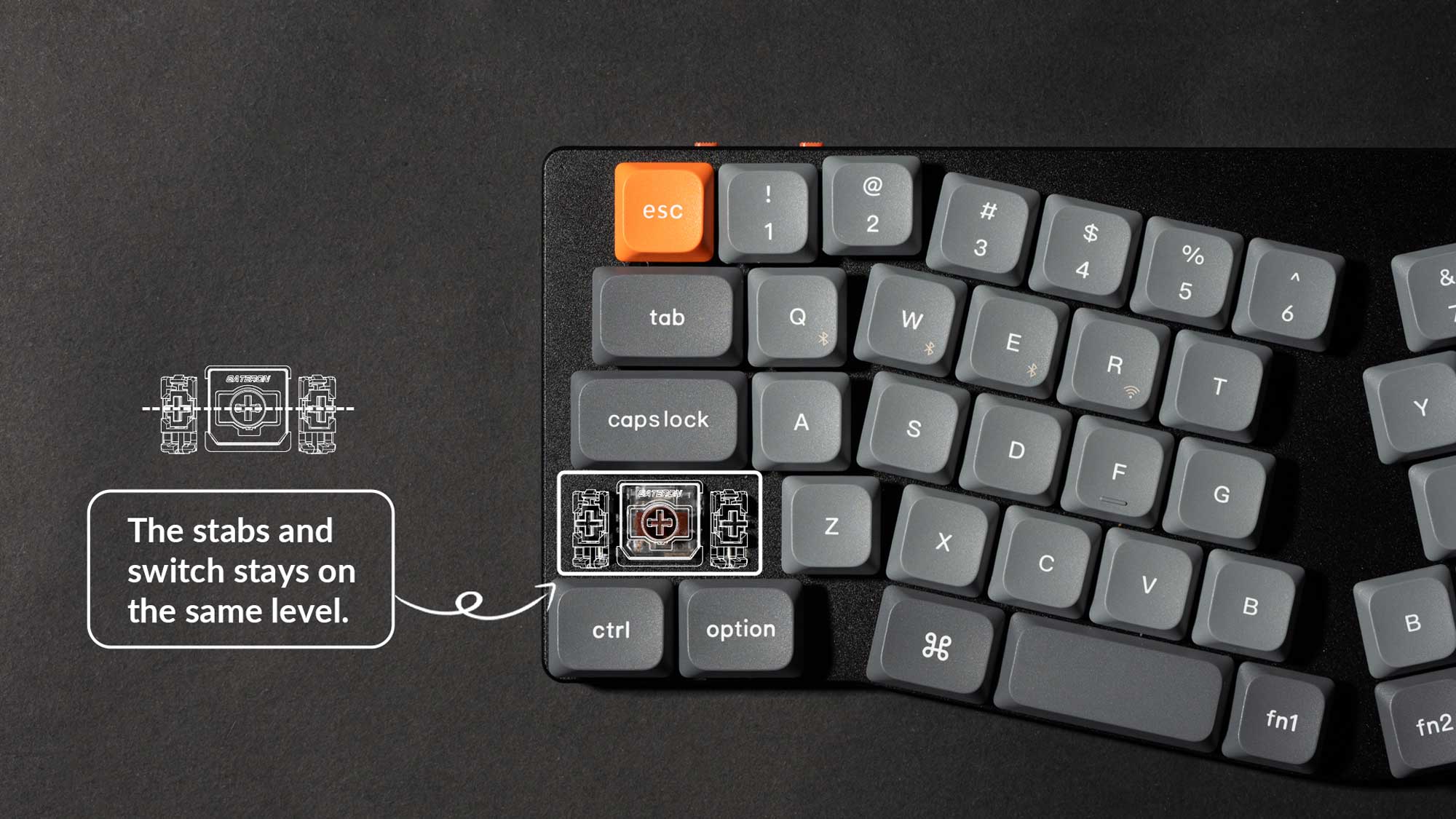 Keychron K11 Max 65% Alice Layout Wireless Mechanical Keyboard