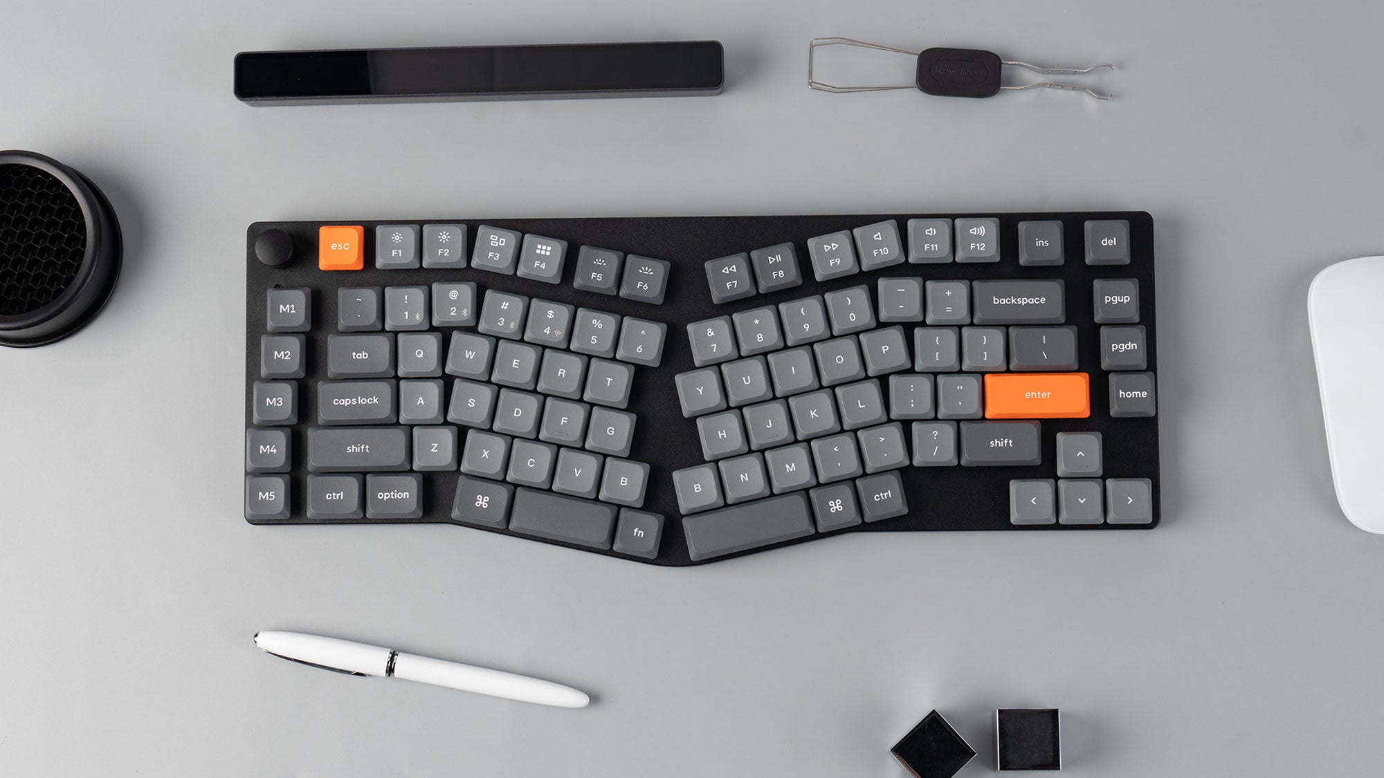 Keychron K15 Max QMK Alice 75% ultra-slim wireless custom mechanical keyboard
