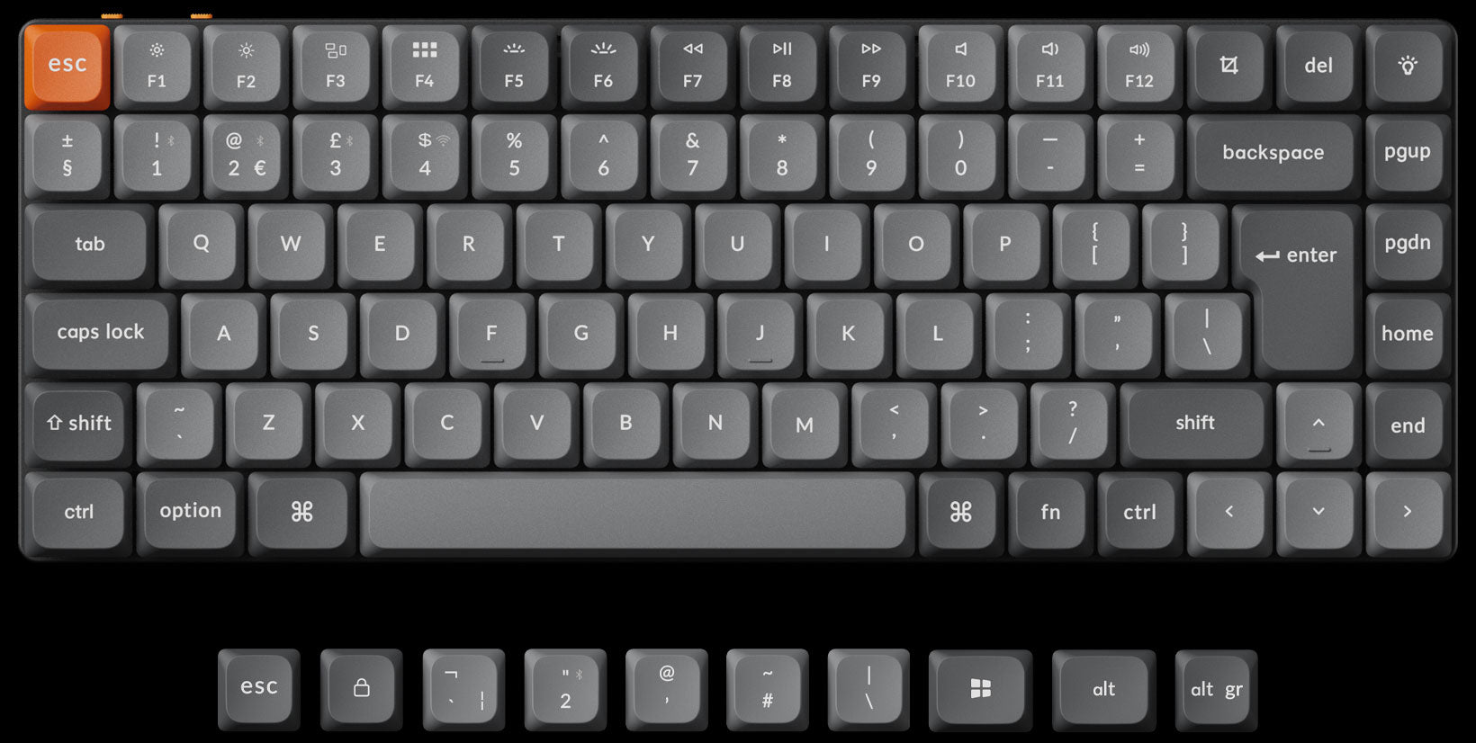 Keychron K3 Max QMK/VIA Wireless Custom Mechanical Keyboard ISO Layout