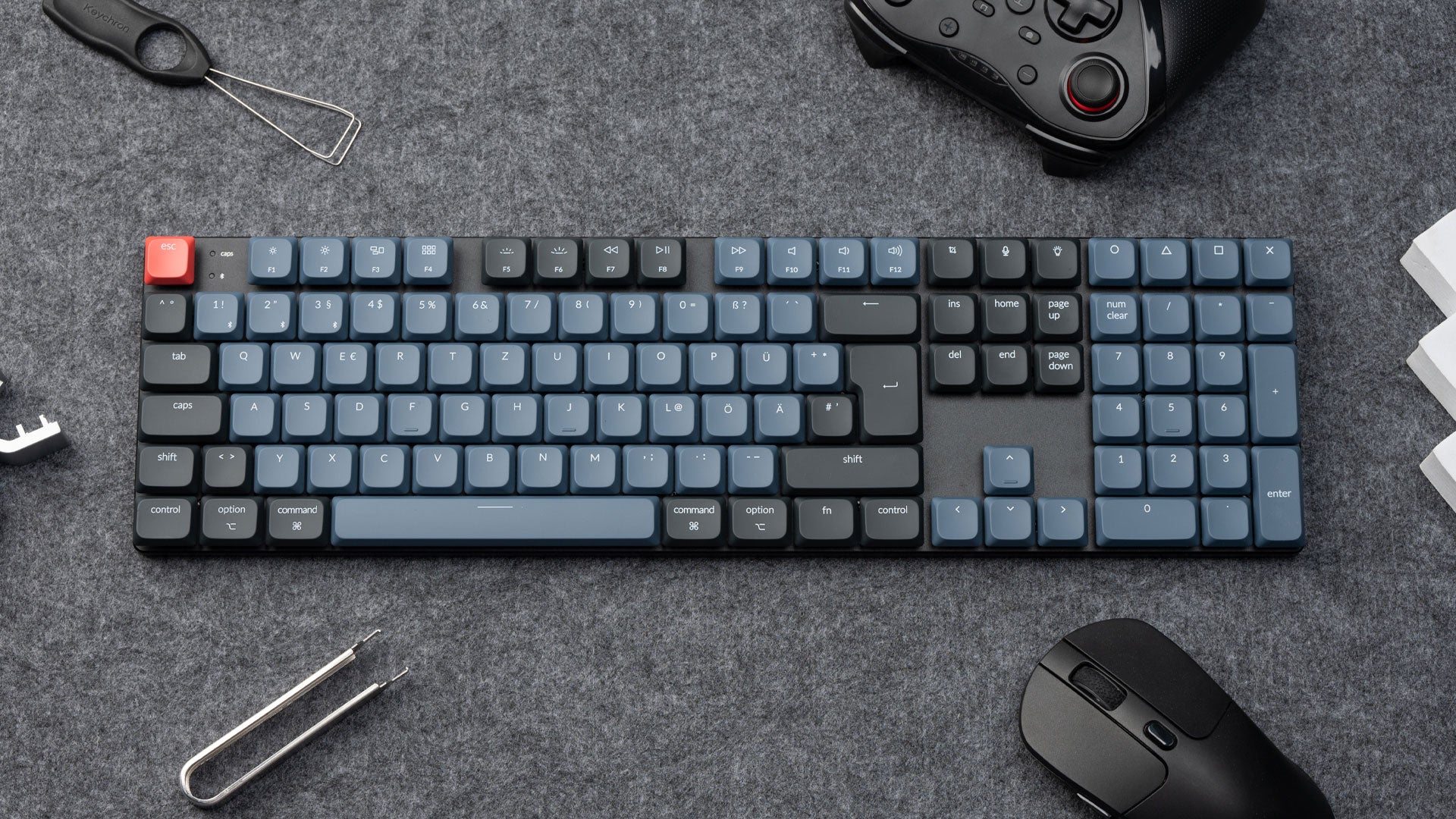 Keychron K5 Pro QMK/VIA Low-Profile ultra-slim Wireless Mechanical Keyboard ISO Layout