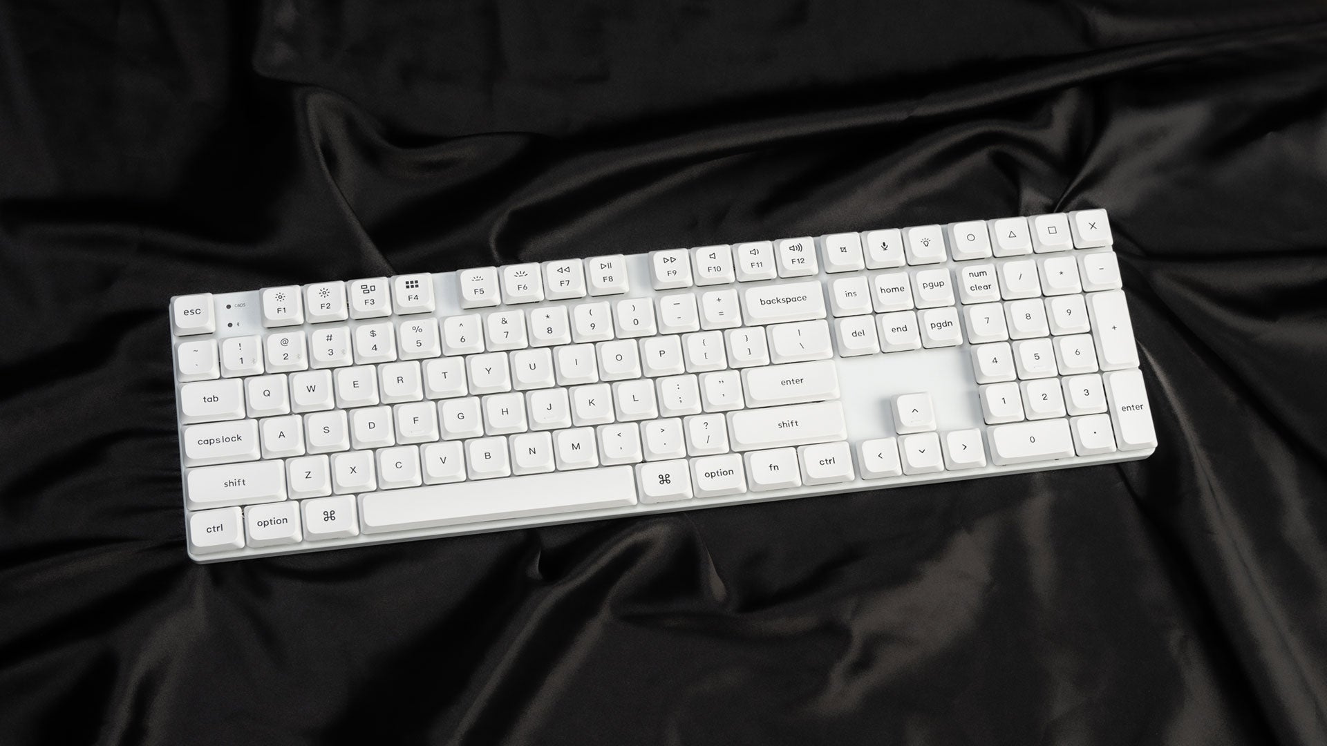 Keychron K5 Pro QMK/VIA Low-Profile Wireless Mechanical Keyboard with an ultra-slim body and hot-swappable