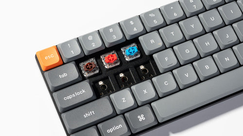 Hot-swappable feature of the Keychron K7 Max Wireless Mechanical Keyboard