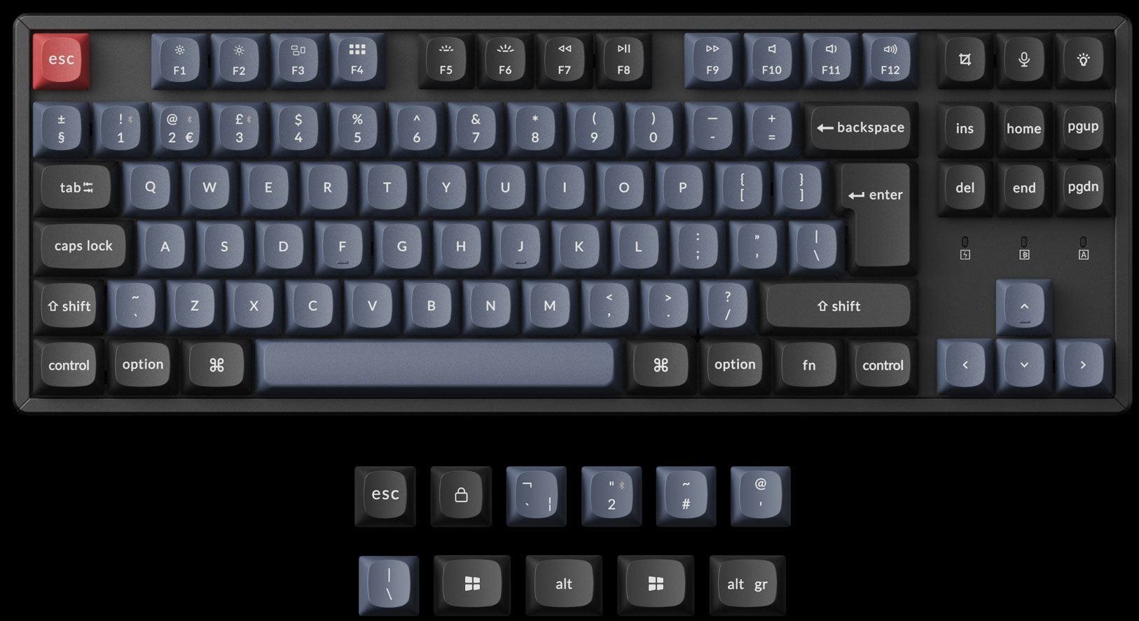 K8 Pro Teclado Mecanico Inalambrico QMK/VIA RGB Español ISO