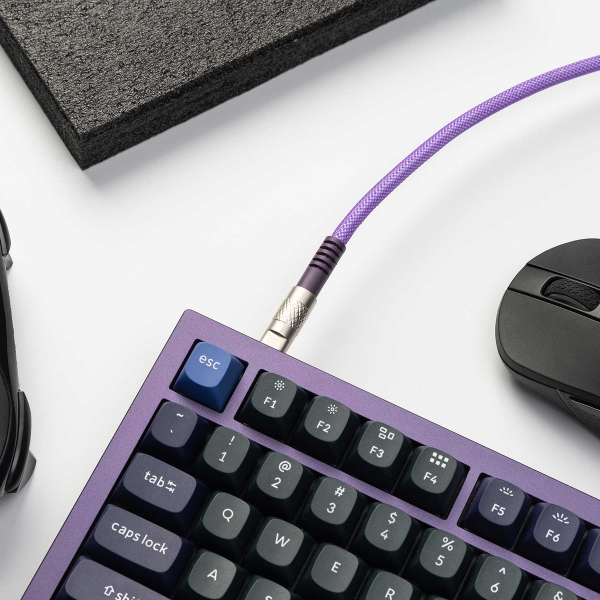 Keychron Double-Sleeved Geek Cable-Purple