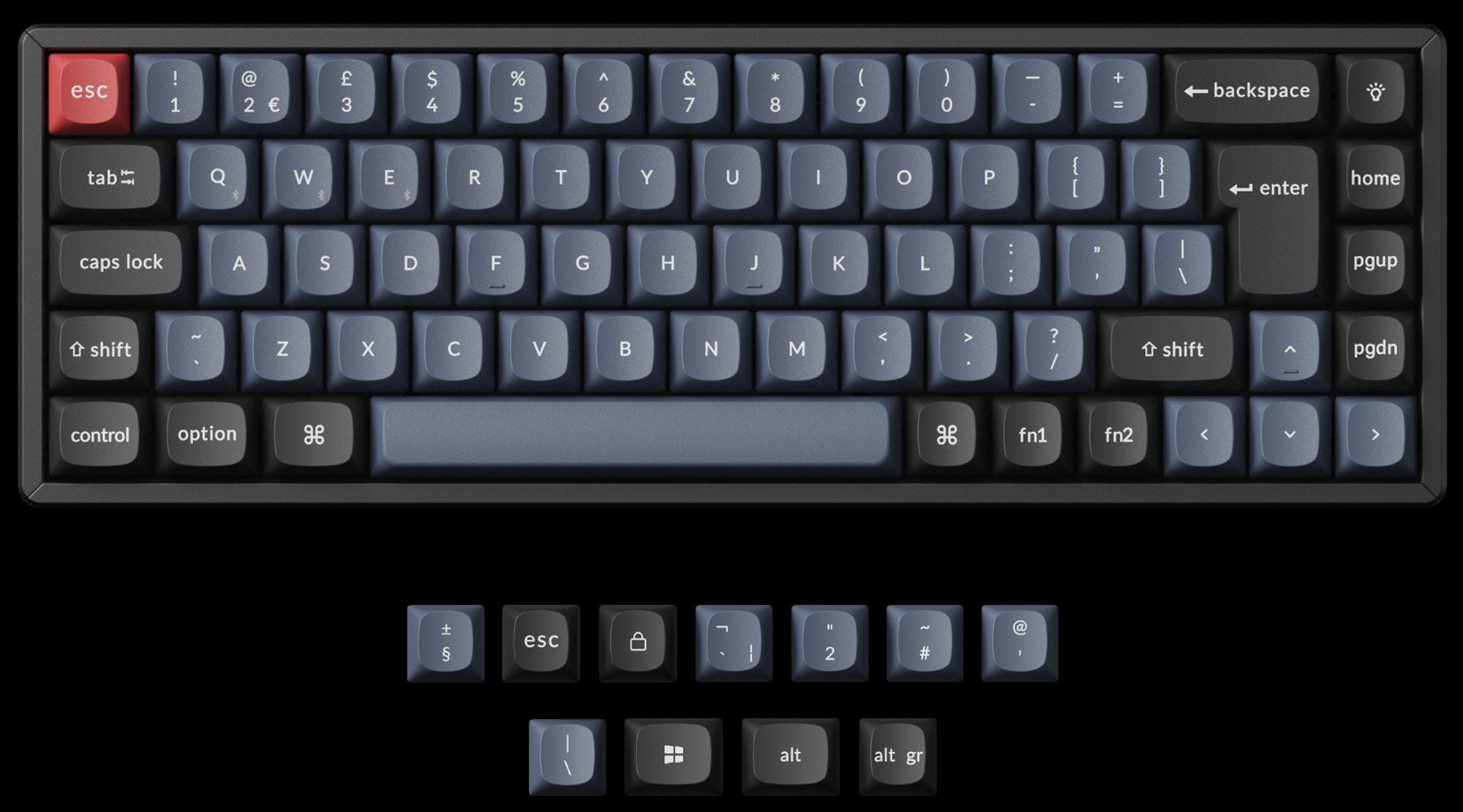 Keychron K6 Pro QMK/VIA Wireless Mechanical Keyboard For Mac And Windows-UK ISO Layout