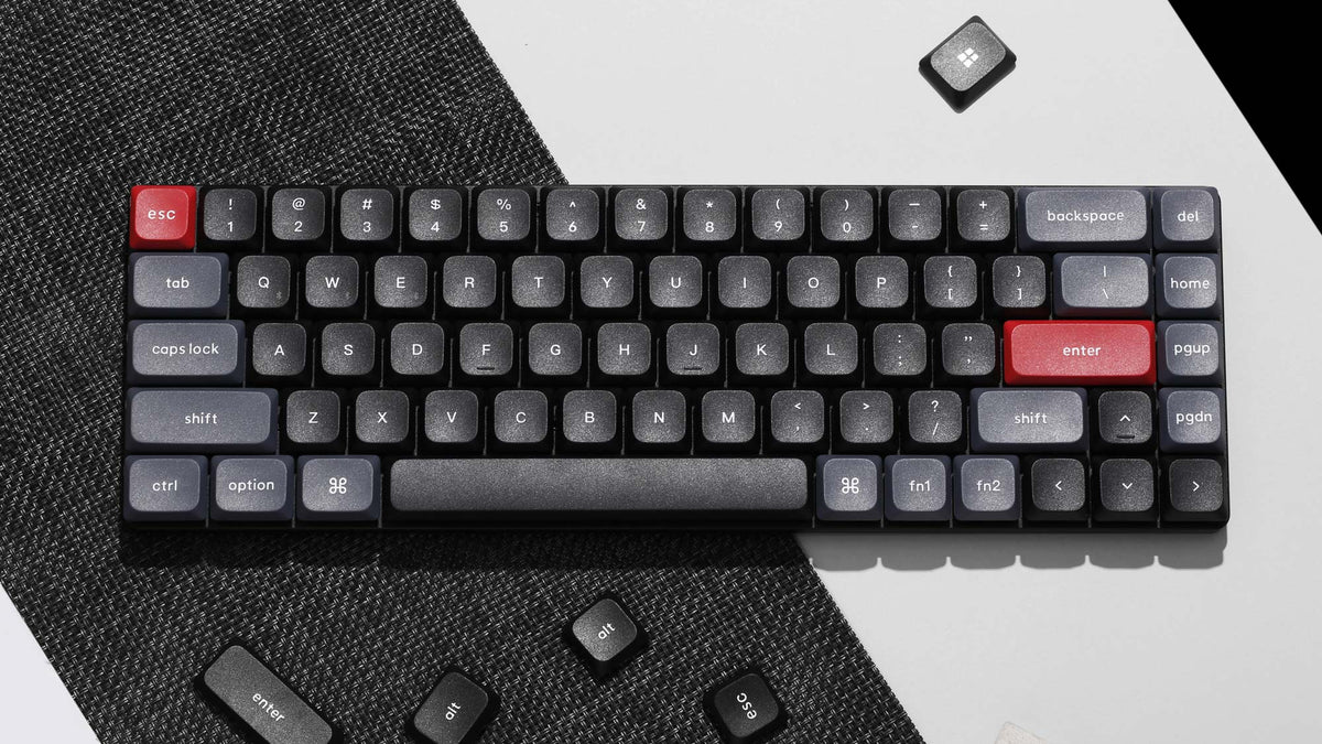 Keychron K7 Pro QMK/VIA Low-Profile Wireless Mechanical Keyboard with low profile double-shot PBT keycaps