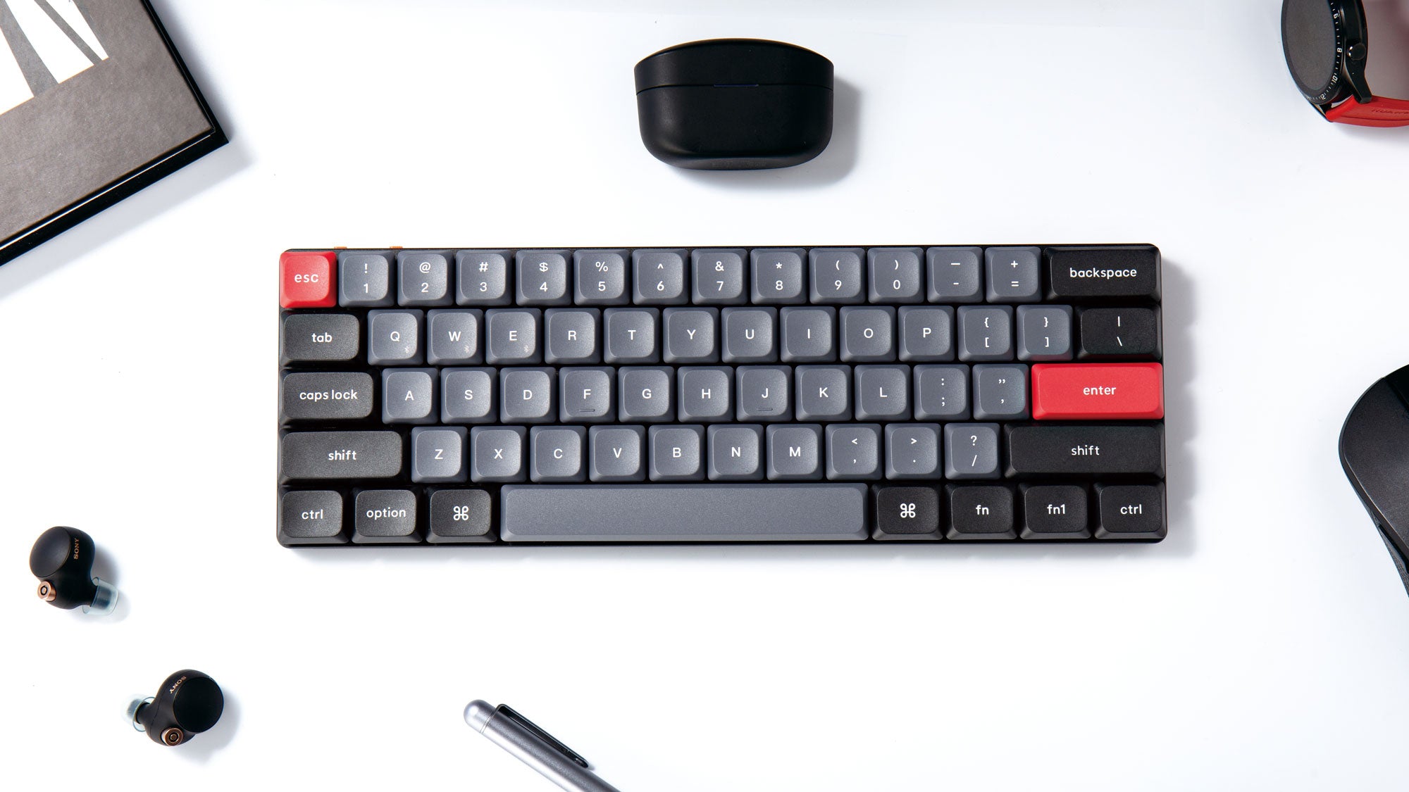 Keychron K9 Pro QMK/VIA Low-Profile Wireless Mechanical Keyboard