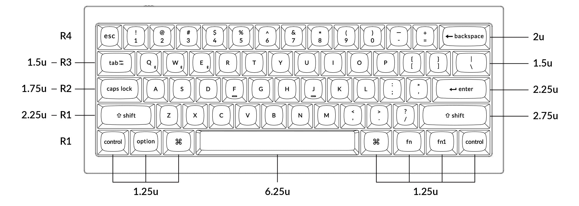 Keychron Q4 Pro Keycap Size – Keychron | Mechanical Keyboards for Mac ...