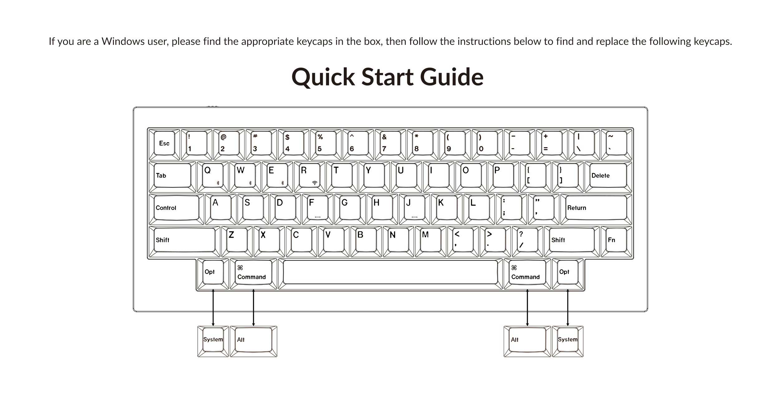 Keychron Q60 Max Keyboard Quick Start Guide