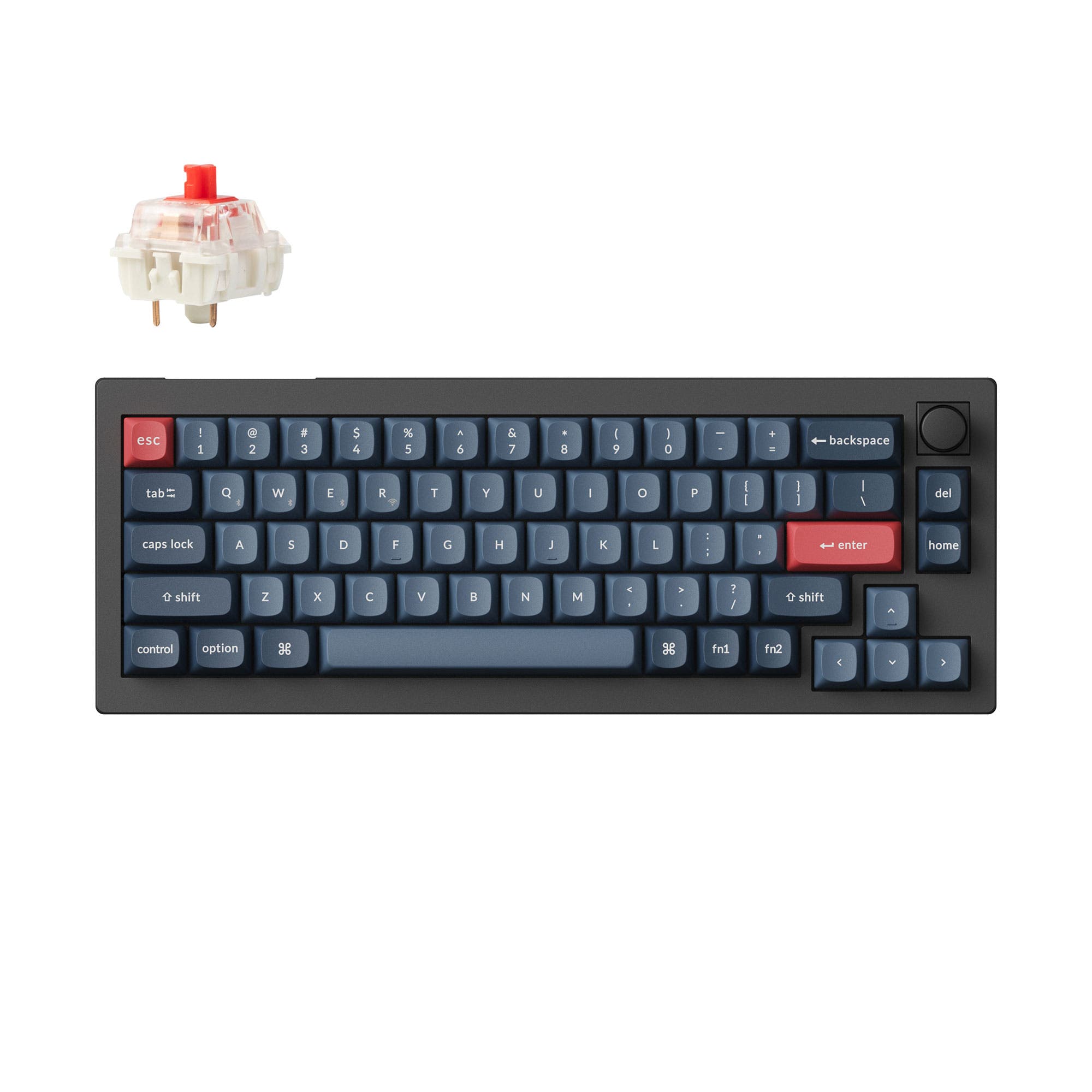Keychron V2 Max QMK/VIA Wireless Custom Mechanical Keyboard - Image: 1