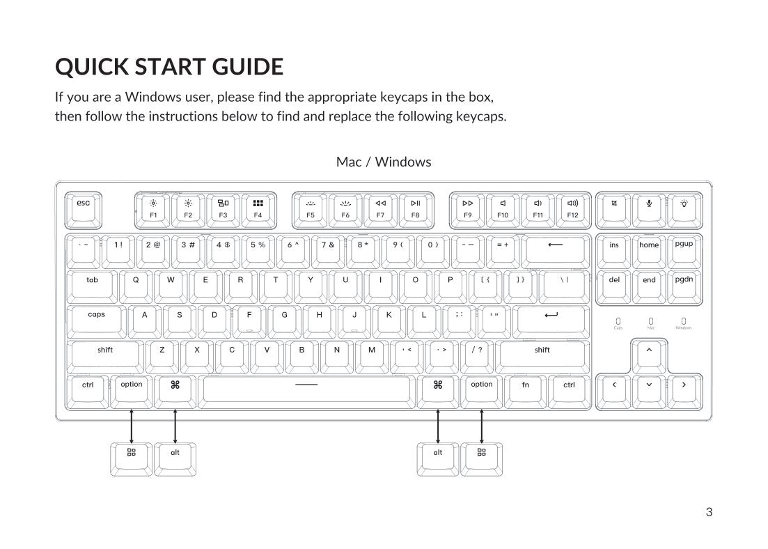 Keychron C1 Pro User Manual