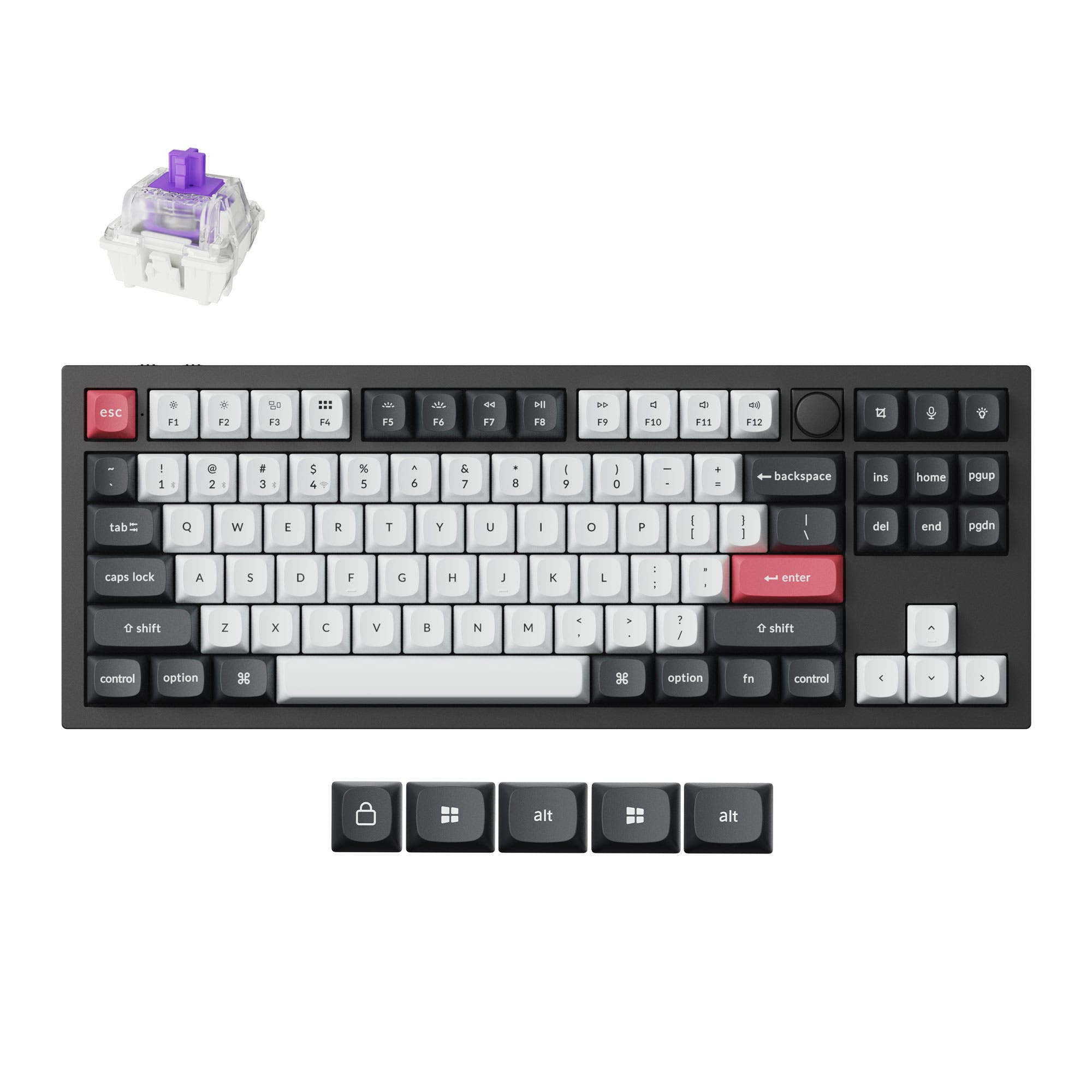 Keychron Q3 HE QMK Wireless Custom Keyboard - Image: 1