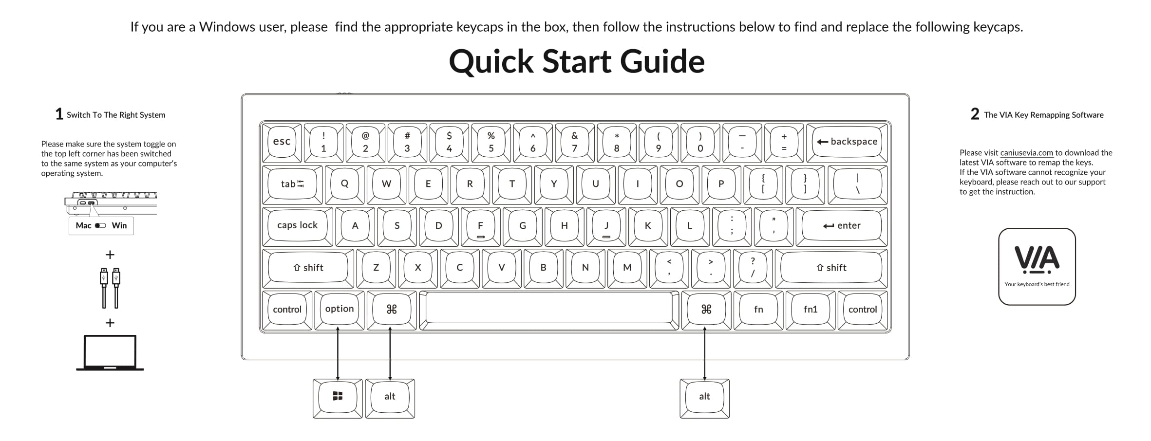 Keychron V4 Quick Start Guide