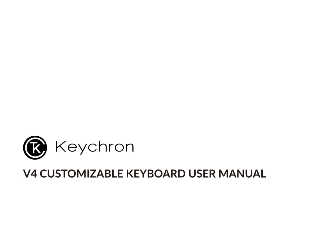 Keychron V4 User Manual