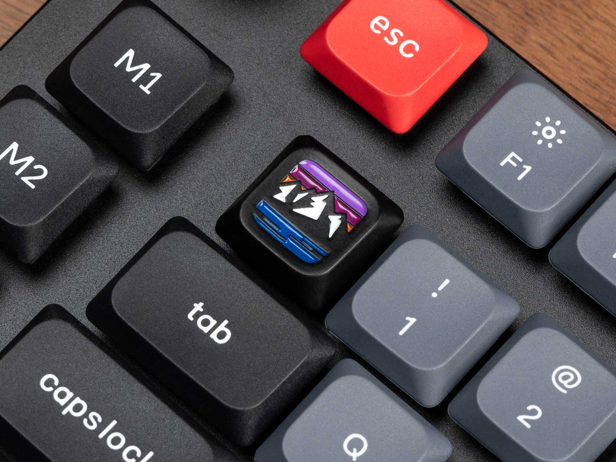 Keychron Zinc Alloy Low Profile LSA Artisan Keycap-Mountain