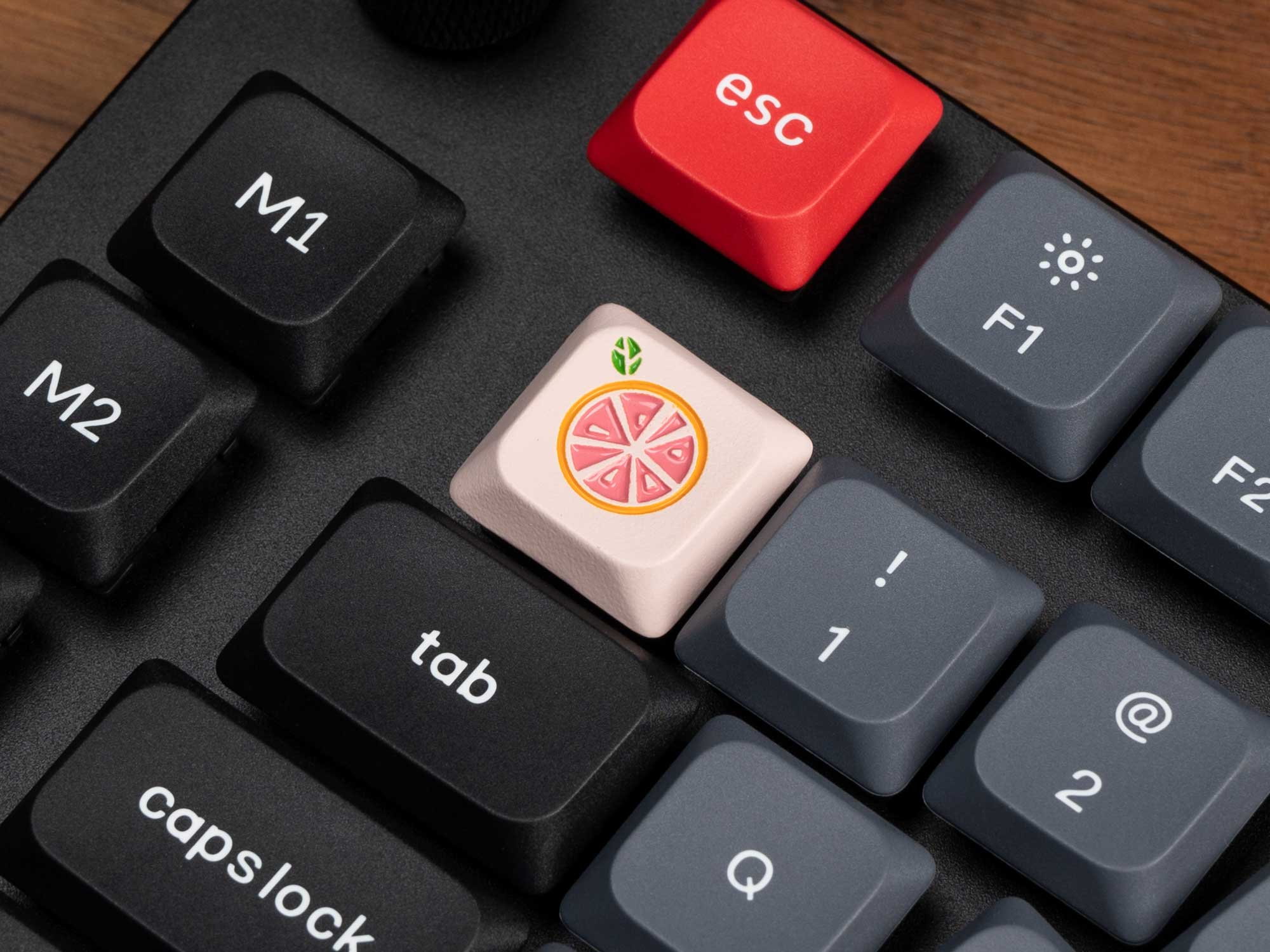 Keychron Zinc Alloy Low Profile LSA Artisan Keycap-Orange