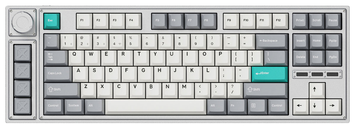 Keychron Double-Shot PBT Cherry Profile Full Keycap Set Player on Q6 keyboard
