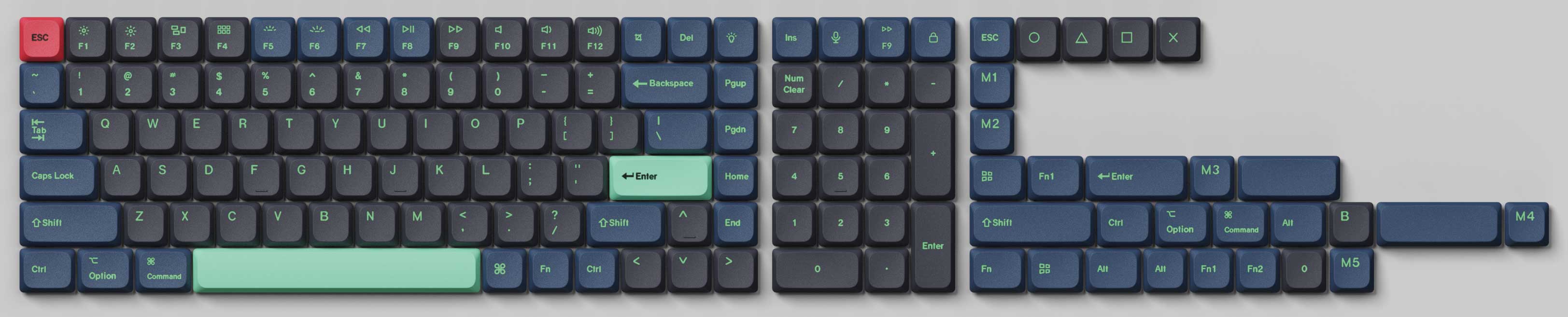 Low Profile Dye-Sub PBT LSA Full Set Keycap Set Size-Hacker-2.1.jpg__PID:60e32931-e78b-496b-bb9b-3535b498c7dc