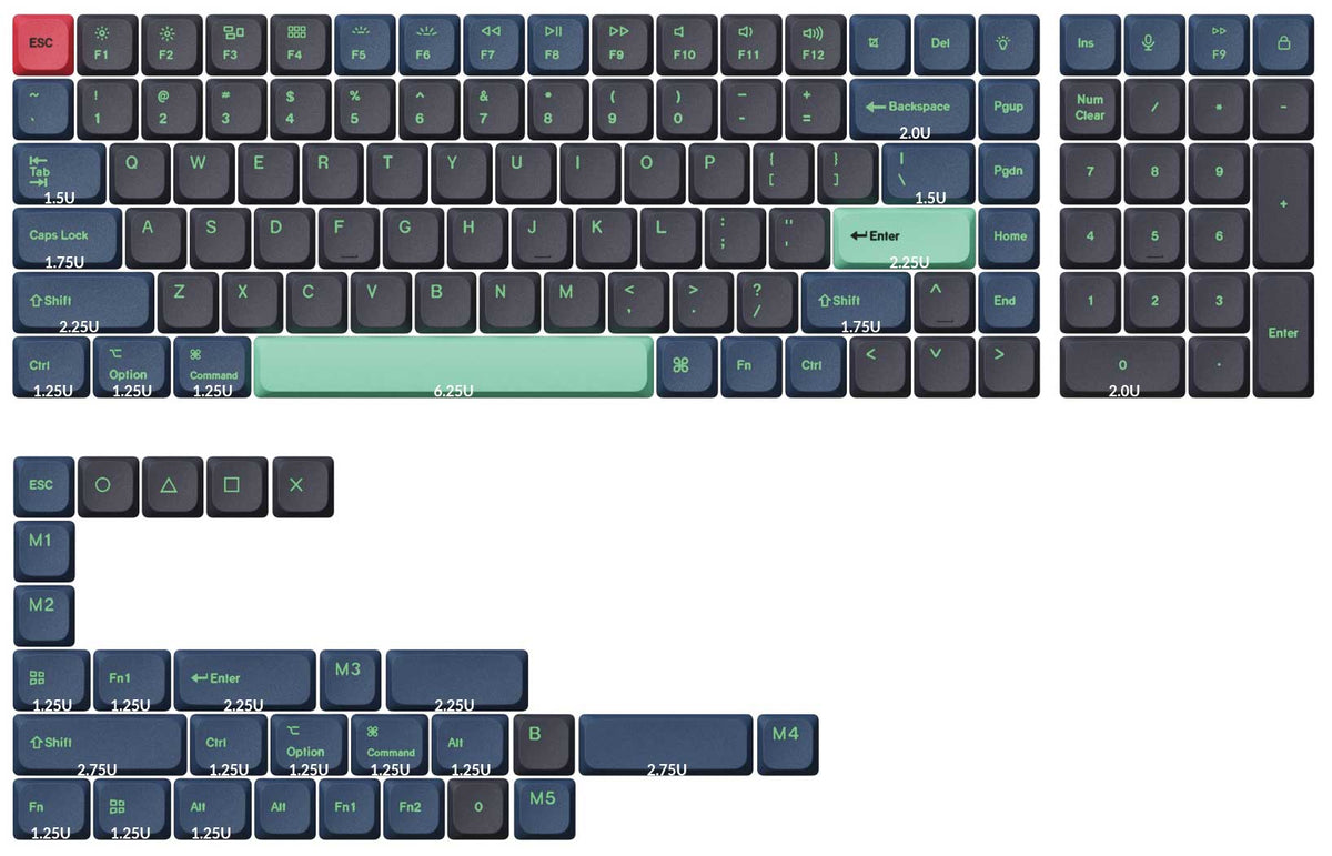 Low Profile Dye-Sub PBT LSA Full Set Keycap Set Size-Hacker.jpg__PID:3535b498-c7dc-4e2f-8aa2-ba1880480dd7