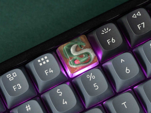 Magic Animal Resin Artisan Keycap-Green Snake