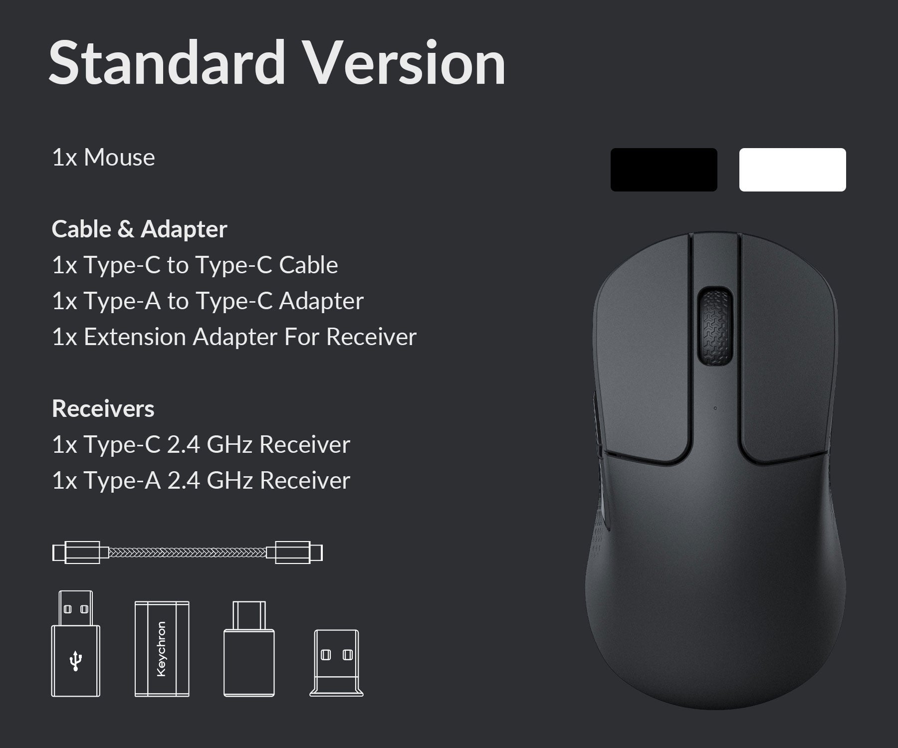 Keychron M3 MIni Wireless Optical Mouse