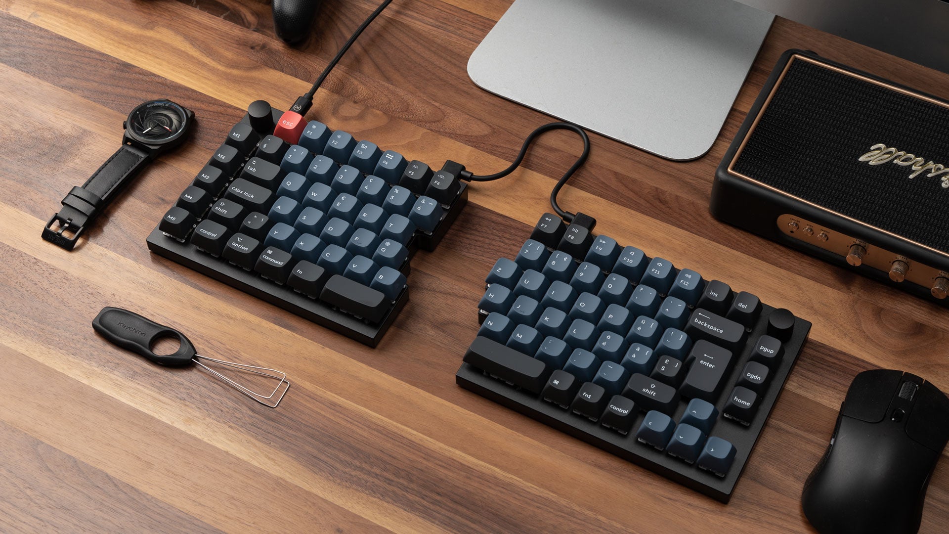 Keychron Q11 75% Layout Split Custom Mechanical Keyboard ISO Layout