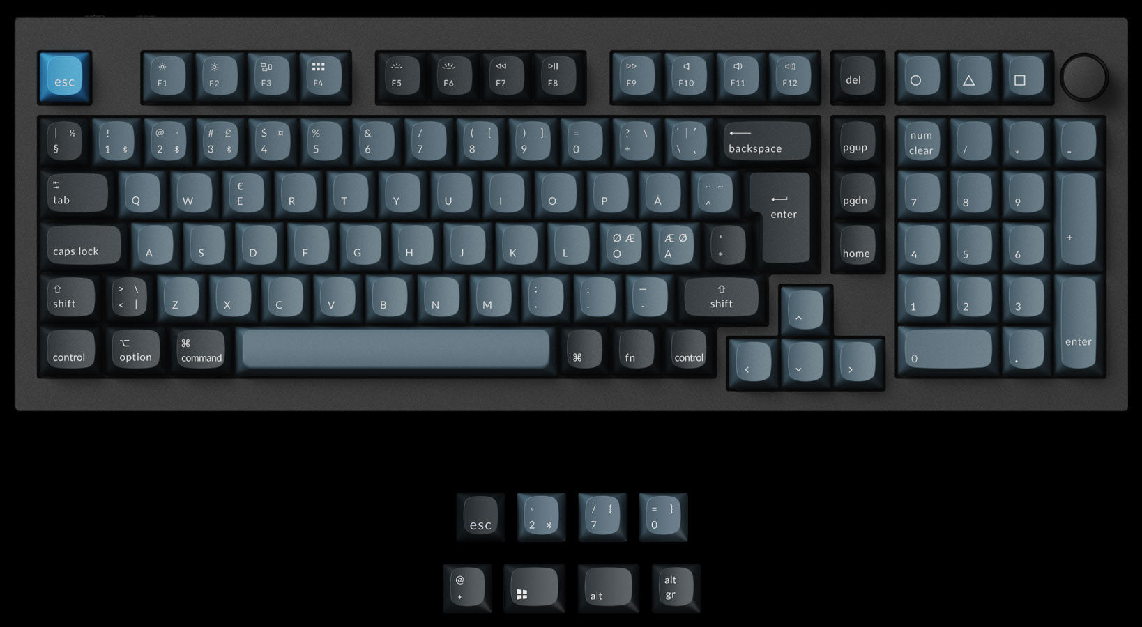 Keychron Q5 Pro QMK/VIA 96% layout wireless custom mechanical keyboard ISO Layout