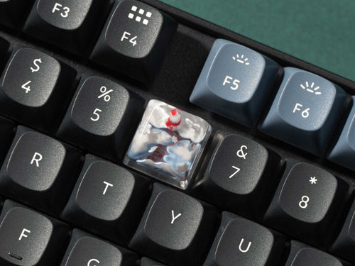 Snowman Resin Artisan Keycap