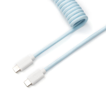 Keychron custom coiled aviator USB type-C cable 