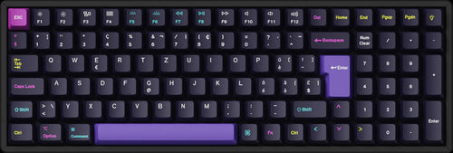 OEM Dye-Sub PBT Full Set Keycap Set - Developer - Swiss ISO