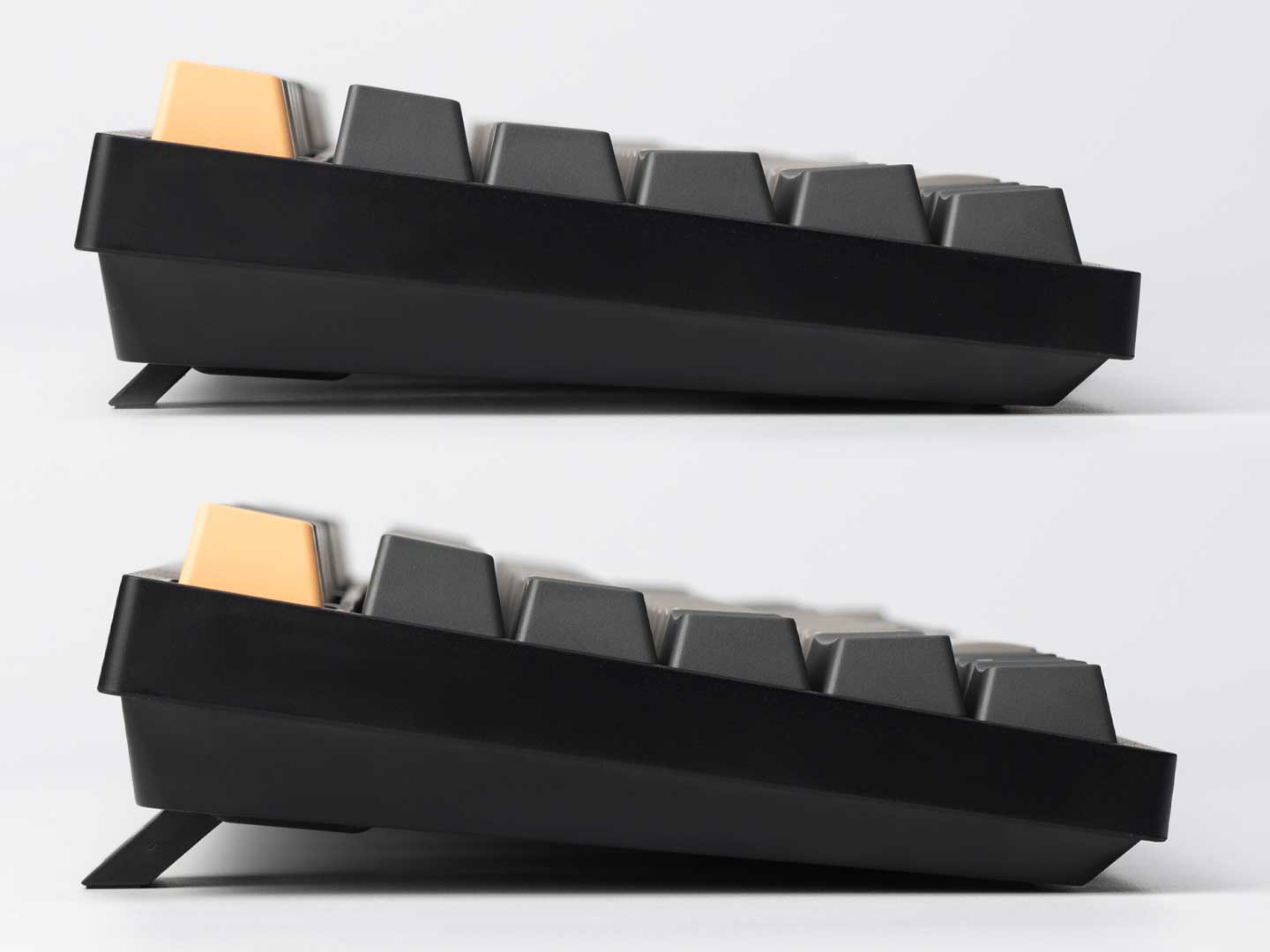 Ergonomic feature of the Keychron C1 Pro QMK/VIA Wired Mechanical Keyboard