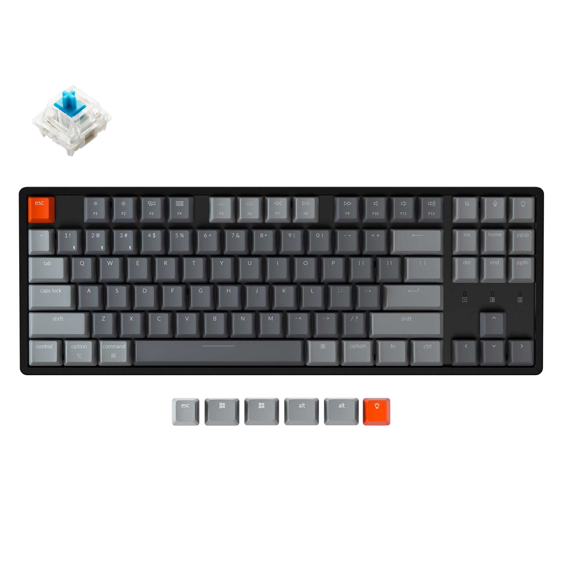 keychron k8 brown