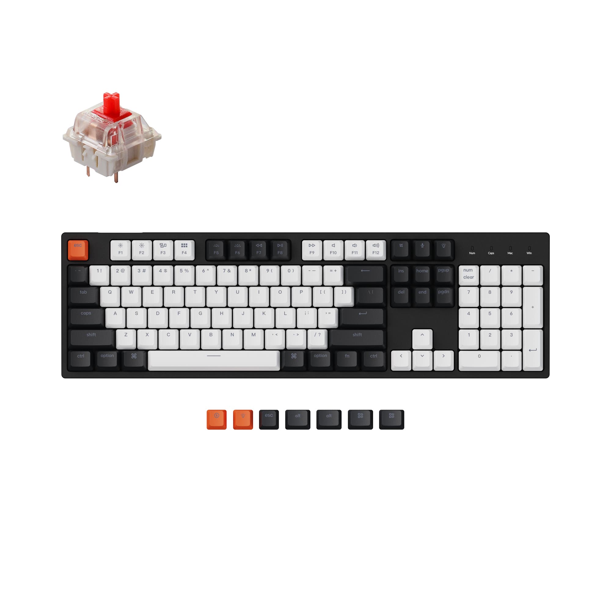Keychron C2 Wired Mechanical Keyboard - Image: 4