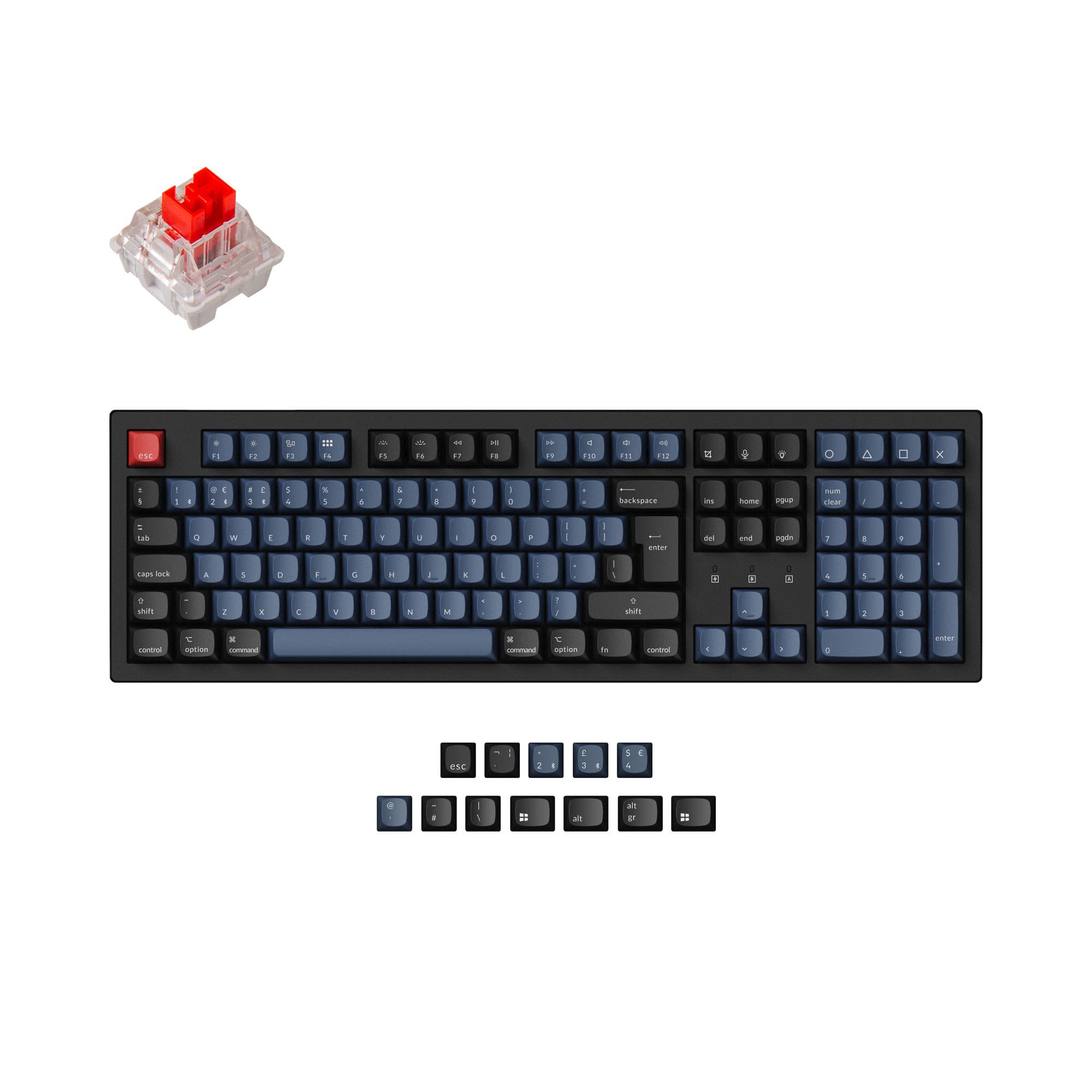 Keychron K10 Pro QMK/VIA Wireless Mechanical Keyboard ISO Layout Collection