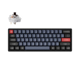 Keychron K12 Pro QMK/VIA Wireless Mechanical Keyboard as variant: Fully Assembled (Hot-Swappable) / RGB Backlight / Keychron K Pro Mechanical Brown