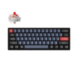 Keychron K12 Pro QMK/VIA Wireless Mechanical Keyboard as variant: Fully Assembled (Hot-Swappable) / RGB Backlight / Keychron K Pro Mechanical Red