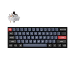 Keychron K12 Pro QMK/VIA Wireless Mechanical Keyboard as variant: Fully Assembled (Hot-Swappable) / White Backlight / Keychron K Pro Mechanical Brown