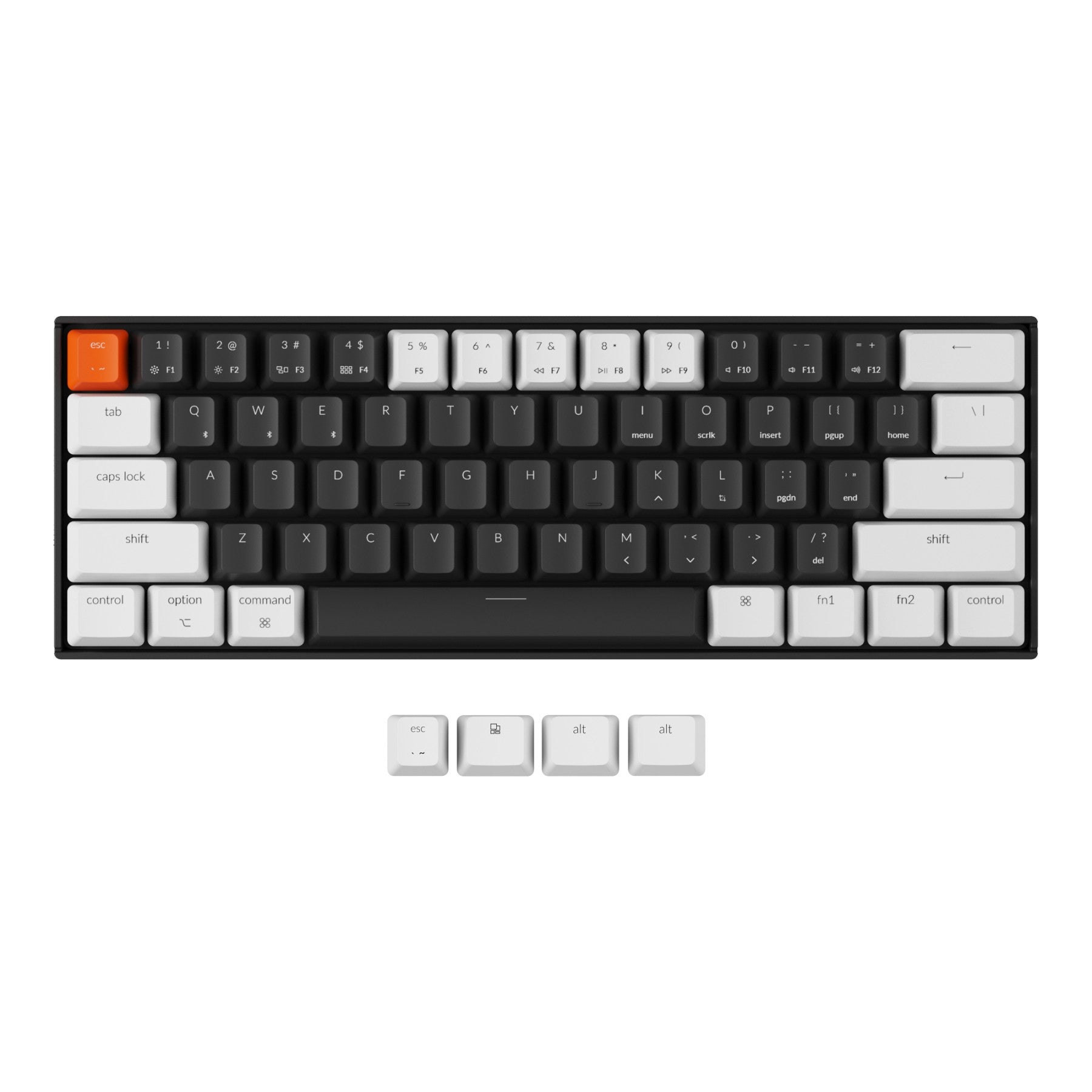 keychron k12 arrow keys