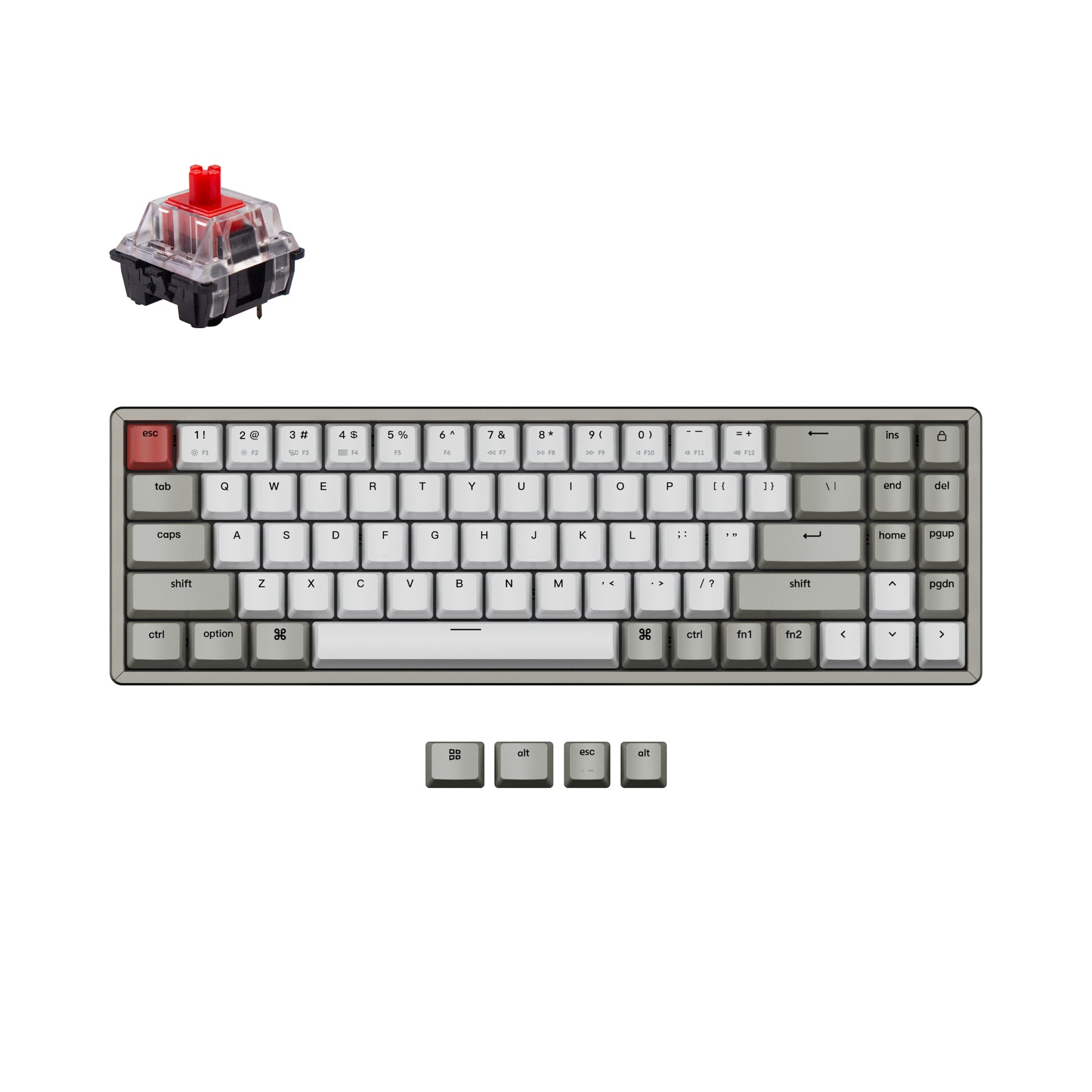 keychron dark grey