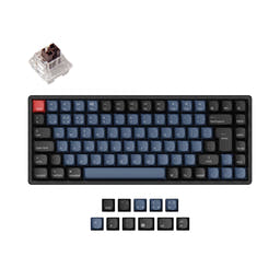 Keychron K2 Pro QMK/VIA Wireless Mechanical Keyboard ISO Layout Collection as variant: Fully Assembled (Hot-Swappable) / RGB Backlight Aluminum Frame-ABS Keycaps / UK-ISO / Keychron K Pro Mechanical Brown