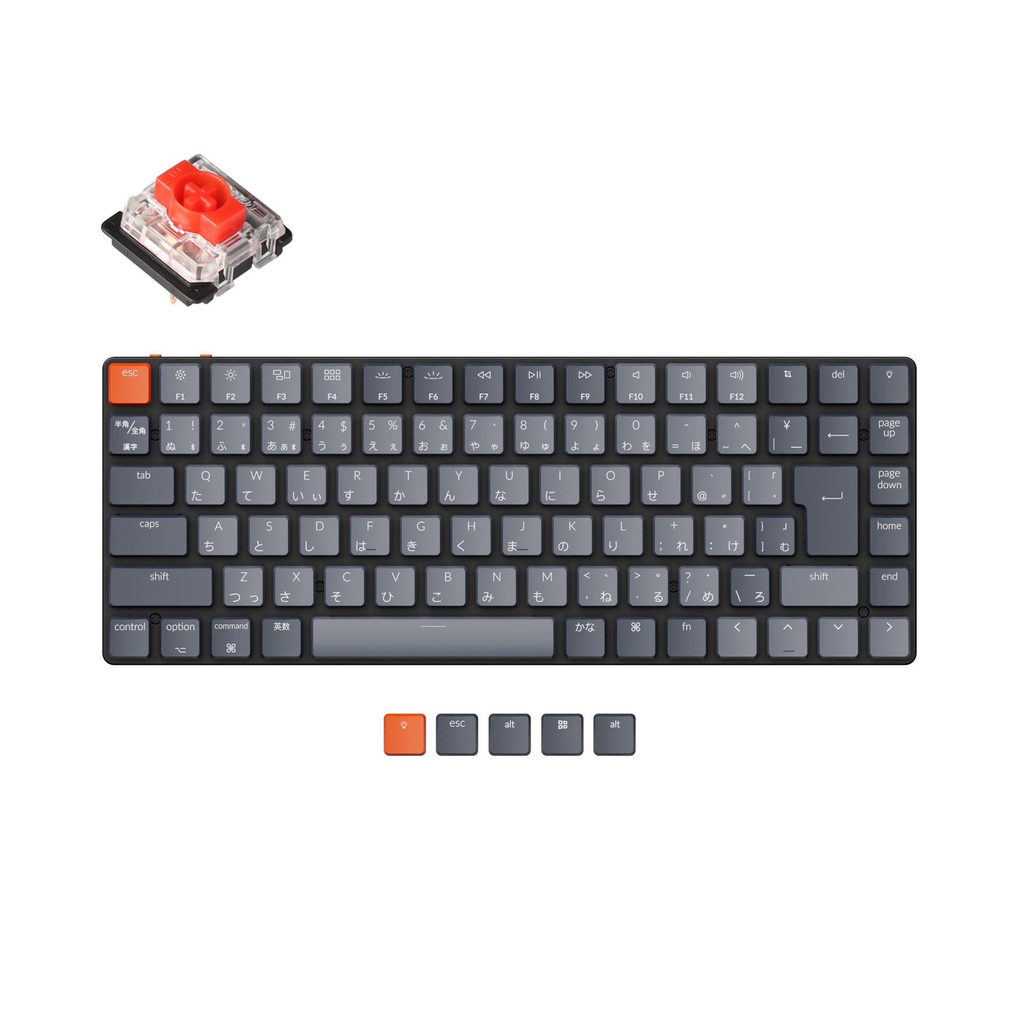 Keychron K3 Ultra-slim Wireless Mechanical Keyboard (Japan JIS Layout) - Version 2