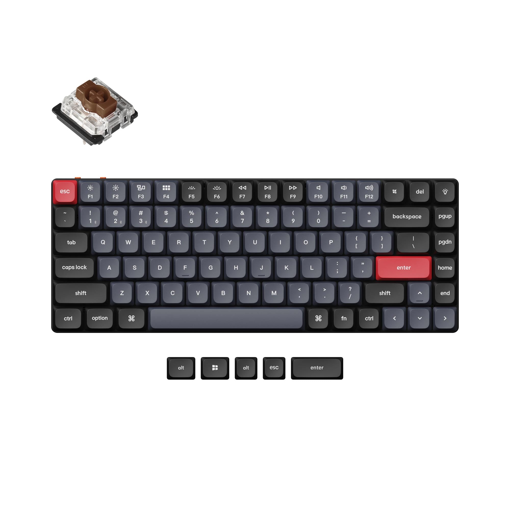 Black / RGB Backlight / Brown (Hot-Swappable)