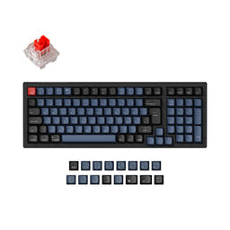 Keychron K4 Pro QMK/VIA Wireless Mechanical Keyboard ISO Layout Collection as variant: Fully Assembled (Hot-Swappable) / RGB Backlight / DE-ISO / Keychron K Pro Mechanical Red